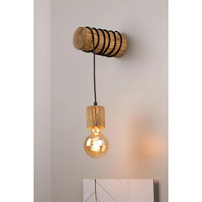 Spotlight Wandleuchte Trabo Pino 25 W, L X B X H: 20 X 8 X 33 Cm, Braun, E27 3 Spotlight Wandleuchte Trabo Pino 25 W, L X B X H: 20 X 8 X 33 Cm, Braun, E27