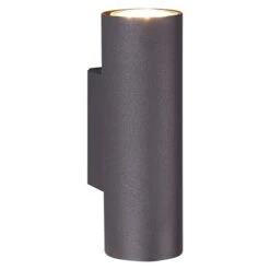 Trio Leuchten Marley Wandleuchte Rund 70 W, Schwarz, GU10