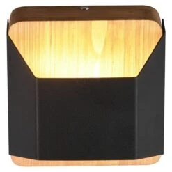 Trio Leuchten LED-Wandleuchte ARINO 4 W, L X B X H: 10 X 12,2 X 12 Cm, Schwarz, Warmweiß 11 Trio Leuchten LED-Wandleuchte ARINO 4 W, L X B X H: 10 X 12,2 X 12 Cm, Schwarz, Warmweiß -Beleuchtung 12 1504