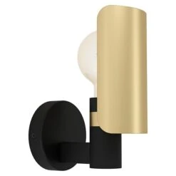 Eglo Wandleuchte HAYES 40 W, Schwarz/Gold, E27 -Beleuchtung 12 1509
