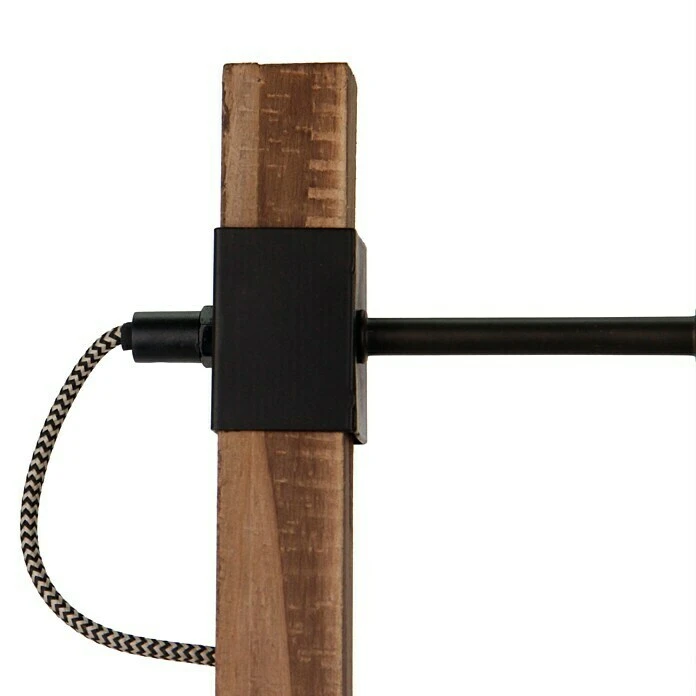 Deko-Tischleuchte 40 W, Holz, E27 4 Deko-Tischleuchte 40 W, Holz, E27 – Bild 2