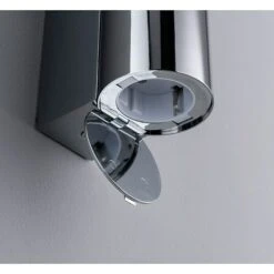 Honsel Leuchten LED-Spiegelleuchte Baabe 8,5 W, Chromfarben/Weiß, L X B X H: 10 X 6 X 39 Cm -Beleuchtung 12 1518