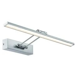 Paulmann Galeria LED-Bilderleuchte Beam Fifty 7 W, Warmweiß, 45 X 19 Cm, Nickel Gebürstet
