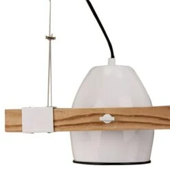 Pendelleuchte 40 W, Weiß/Holz, E27 8 Pendelleuchte 40 W, Weiß/Holz, E27 -Beleuchtung 12 1560