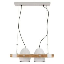 Pendelleuchte 40 W, Weiß/Holz, E27 9 Pendelleuchte 40 W, Weiß/Holz, E27 -Beleuchtung 12 1561