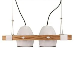 Pendelleuchte 40 W, Weiß/Holz, E27 10 Pendelleuchte 40 W, Weiß/Holz, E27 -Beleuchtung 12 1562