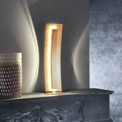 Paul Neuhaus Nevis LED-Tischleuchte 10 W, L X B X H: 12 X 12 X 40,5 Cm, Gold, Warmweiß -Beleuchtung 12 158