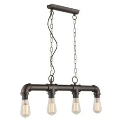 Globo Pendelleuchte Bayuda Höhe: 150 Cm, Anzahl Leuchtmittel: 4 Stk.