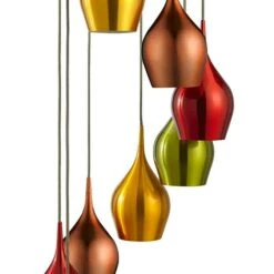 Searchlight Pendelleuchte Vibrant 320 W, Bunt, E14 -Beleuchtung 12 1584