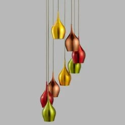 Searchlight Pendelleuchte Vibrant 320 W, Bunt, E14 -Beleuchtung 12 1585