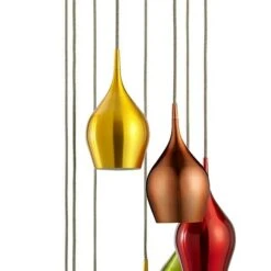 Searchlight Pendelleuchte Vibrant 320 W, Bunt, E14 -Beleuchtung 12 1586