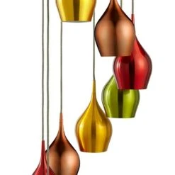 Searchlight Pendelleuchte Vibrant 320 W, Bunt, E14 -Beleuchtung 12 1587