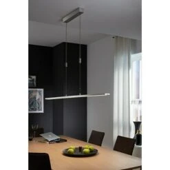 Honsel Leuchten Pendelleuchte Metz TW 32 W, Aluminium/Weiß