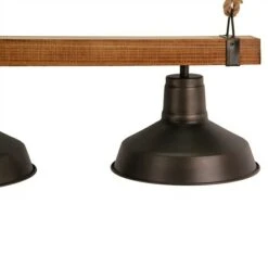 Pendelleuchte 40 W, Stahl-schwarz/Holz, E27 12 Pendelleuchte 40 W, Stahl-schwarz/Holz, E27 -Beleuchtung 12 1607