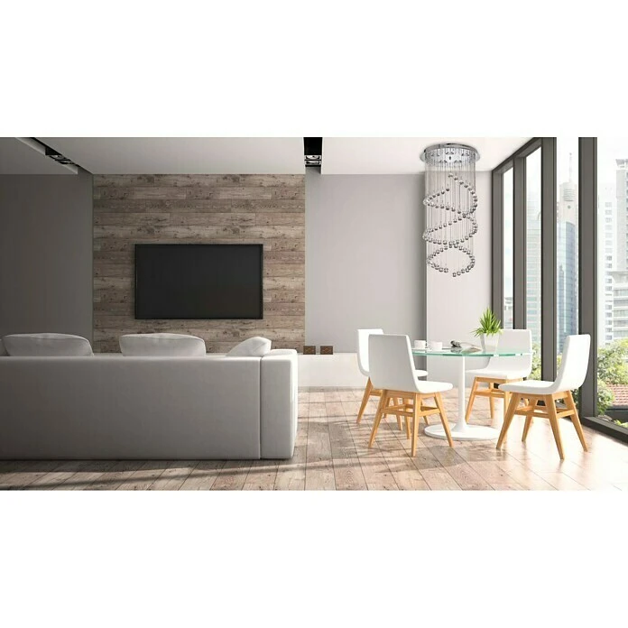 Searchlight Pendelleuchte Hallway 1 165 W, L X B X H: 39 X 39 X 80 Cm, Chrom, G9 4 Searchlight Pendelleuchte Hallway 1 165 W, L X B X H: 39 X 39 X 80 Cm, Chrom, G9 – Bild 2