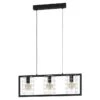 Eglo Pendelleuchte JUBILY 40 W, L X B X H: 77 X 14,5 X 110 Cm, Schwarz, E27