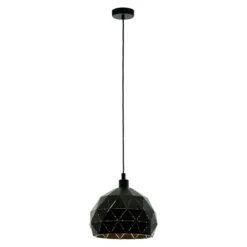Eglo Pendelleuchte Roccaforte Höhe: 110 Cm, Schwarz