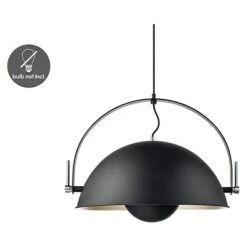 Home Sweet Home Fabriq Bow Pendelleuchte Rund Ø X H: 500 Mm X 130 Cm, Schwarz 10 Home Sweet Home Fabriq Bow Pendelleuchte Rund Ø X H: 500 Mm X 130 Cm, Schwarz -Beleuchtung 12 1659