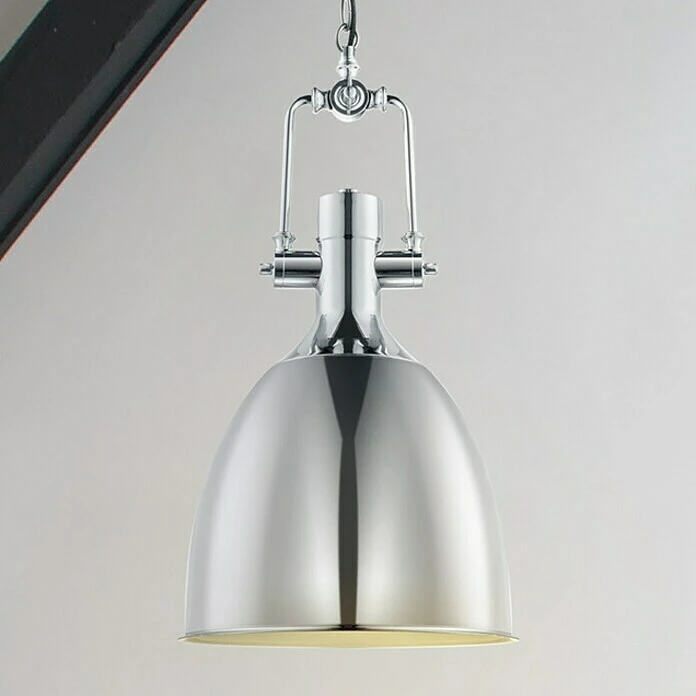 Home Sweet Home Pendelleuchte Rund Ø X H: 230 Mm X 140 Cm, Chrom 3 Home Sweet Home Pendelleuchte Rund Ø X H: 230 Mm X 140 Cm, Chrom