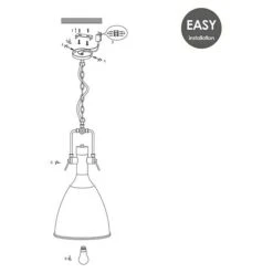 Home Sweet Home Pendelleuchte Rund Ø X H: 230 Mm X 140 Cm, Chrom 13 Home Sweet Home Pendelleuchte Rund Ø X H: 230 Mm X 140 Cm, Chrom -Beleuchtung 12 1682