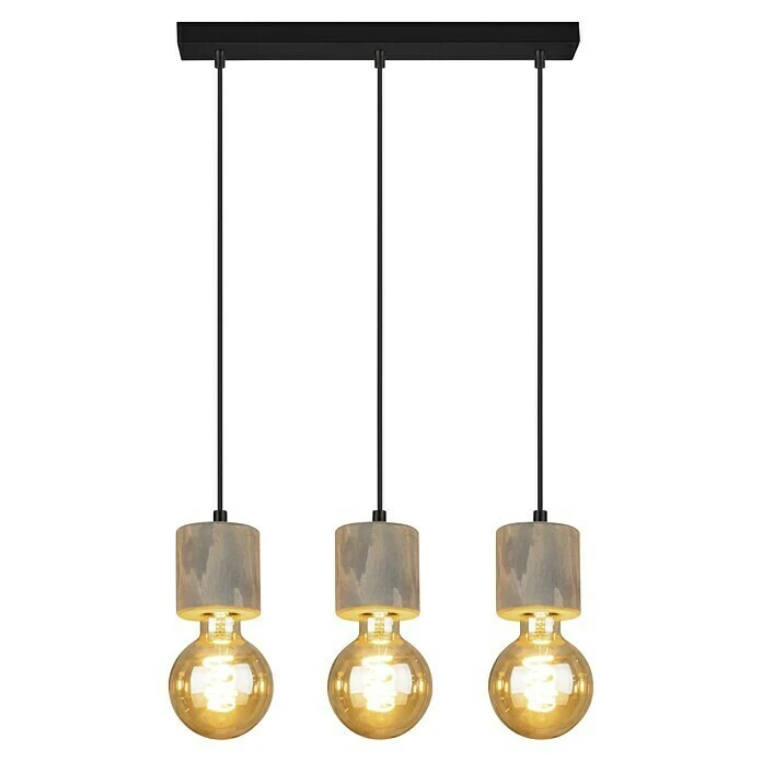 Spotlight Pendelleuchte Pino Grey 60 W, L X B X H: 52 X 8 X 100 Cm, Grau/Gebeizte Kiefer, E27 3 Spotlight Pendelleuchte Pino Grey 60 W, L X B X H: 52 X 8 X 100 Cm, Grau/Gebeizte Kiefer, E27