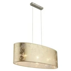 Globo Pendelleuchte AMY 60 W, L X B X H: 67 X 27 X 22 Cm, Nickel Matt, E27 -Beleuchtung 12 1695