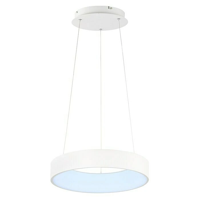 WOFI Cameron LED-Pendelleuchte Rund 28 W, Ø X H: 45 X 150 Cm, Weiß, Kaltweiß 8 WOFI Cameron LED-Pendelleuchte Rund 28 W, Ø X H: 45 X 150 Cm, Weiß, Kaltweiß – Bild 6