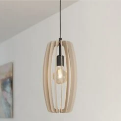 Eglo Pendelleuchte BAJAZZARA 40 W, Schwarz, E27