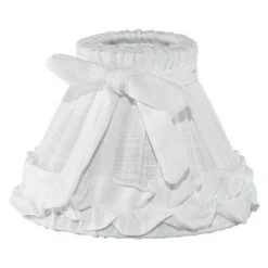 Eglo Lampenschirm 1+1 Vintage Ø X H: 20,5 X 14,5 Cm, Weiß, Textil