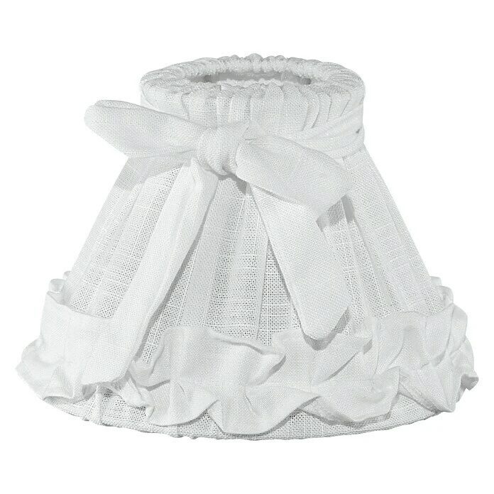 Eglo Lampenschirm 1+1 Vintage Ø X H: 20,5 X 14,5 Cm, Weiß, Textil 3 Eglo Lampenschirm 1+1 Vintage Ø X H: 20,5 X 14,5 Cm, Weiß, Textil