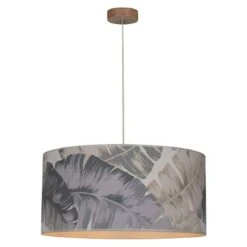 Spotlight Pendelleuchte Rund Pearl Monster 60 W, Ø X H: 500 Mm X 126 Cm, Grau-blau, E27 -Beleuchtung 12 1738