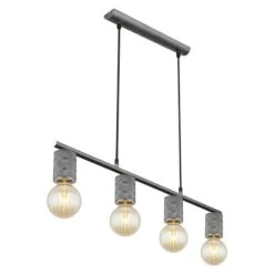 Globo Freddy Pendelleuchte 60 W, L X B X H: 80 X 65 X 120 Cm -Beleuchtung 12 1749