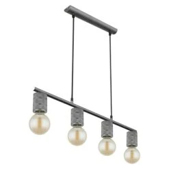 Globo Freddy Pendelleuchte 60 W, L X B X H: 80 X 65 X 120 Cm -Beleuchtung 12 1750