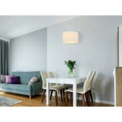 Globo Pendelleuchte Rund AVA 40 W, Ø X H: 500 Mm X 33 Cm, Silber, E27