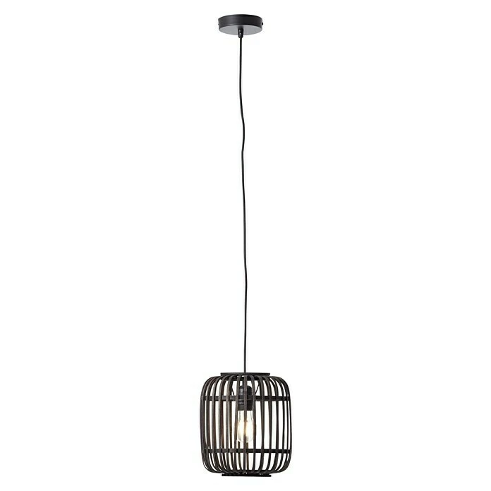 Brilliant Woodrow Pendelleuchte E27, 60 W, Schwarz 4 Brilliant Woodrow Pendelleuchte E27, 60 W, Schwarz – Bild 2
