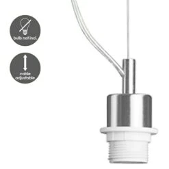 Home Sweet Home Pendelleuchte Rund Basic Deluxe Höhe: 100 Cm -Beleuchtung 12 1784