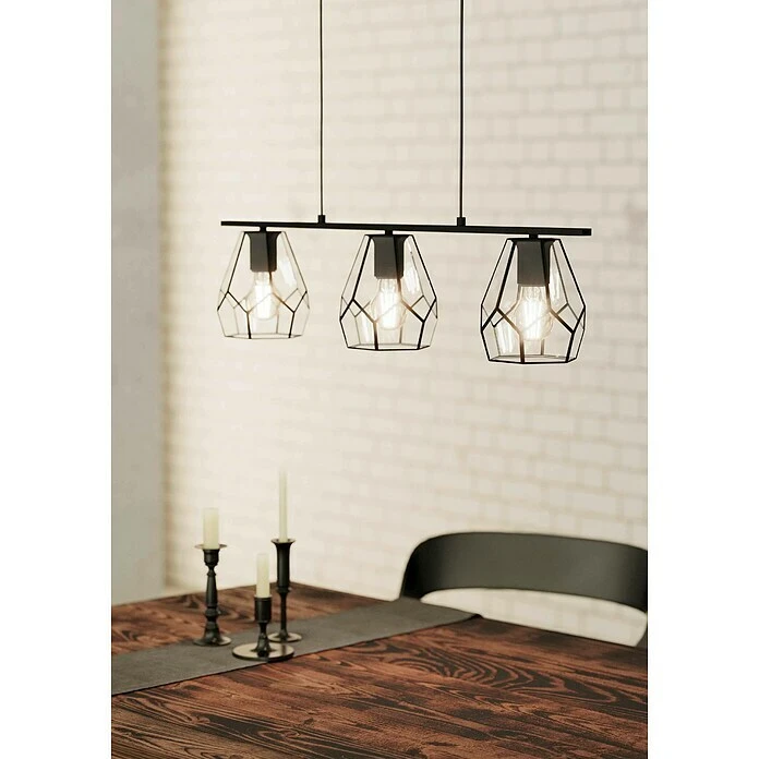 Eglo Mardyke Pendelleuchte MARDYKE 40 W, L X B X H: 77,5 X 14,5 X 110 Cm 5 Eglo Mardyke Pendelleuchte MARDYKE 40 W, L X B X H: 77,5 X 14,5 X 110 Cm – Bild 3