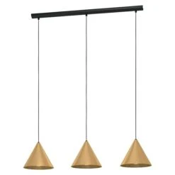 Eglo Pendelleuchte NARICES 40 W, L X B X H: 92 X 22 X 110 Cm, Schwarz, E27