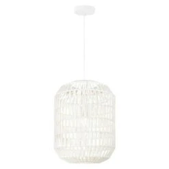 Home Sweet Home Rope Pendelleuchte Rund Ø X H: 350 Mm X 120 Cm, Weiß