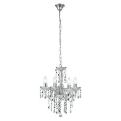 Globo Kronleuchter Cuimbra Durchmesser: 420 Mm, Chrom 7 Globo Kronleuchter Cuimbra Durchmesser: 420 Mm, Chrom -Beleuchtung 12 1869