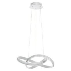 WOFI LED-Pendelleuchte Salo 28 W, L X B X H: 50 X 45 X 150 Cm, Weiß, Warmweiß 10 WOFI LED-Pendelleuchte Salo 28 W, L X B X H: 50 X 45 X 150 Cm, Weiß, Warmweiß -Beleuchtung 12 1887