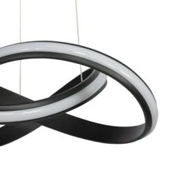 WOFI LED-Pendelleuchte Salo 28 W, L X B X H: 50 X 45 X 150 Cm, Schwarz, Warmweiß -Beleuchtung 12 1898