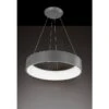 WOFI Pure LED-Pendelleuchte Rund 32 W, Ø X H: 45 X 11 Cm, Grau, Warmweiß -Beleuchtung 12 1905