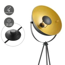 Home Sweet Home Fabriq Bow Stehleuchte Höhe: 159 Cm, Schwarz 10 Home Sweet Home Fabriq Bow Stehleuchte Höhe: 159 Cm, Schwarz -Beleuchtung 12 1918