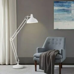 Home Sweet Home Job Stehleuchte Ø X H: 38 Cm X 1,8 M, Sandweiß -Beleuchtung 12 1974