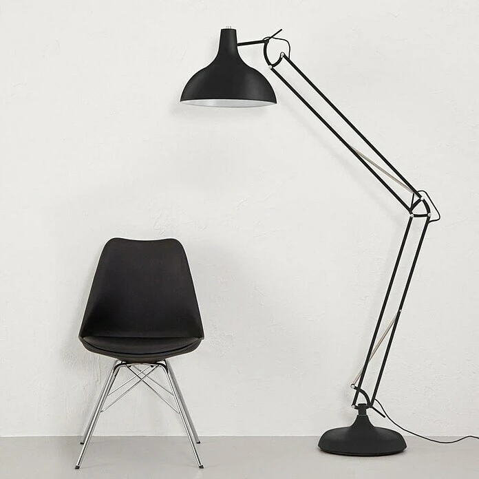 Home Sweet Home Job Stehleuchte Ø X H: 38 Cm X 1,8 M, Schwarz 5 Home Sweet Home Job Stehleuchte Ø X H: 38 Cm X 1,8 M, Schwarz – Bild 3