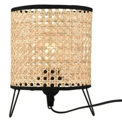 Lavida Tischleuchte Wien 40 W, Natur, Braun, E27 8 Lavida Tischleuchte Wien 40 W, Natur, Braun, E27 -Beleuchtung 12 2