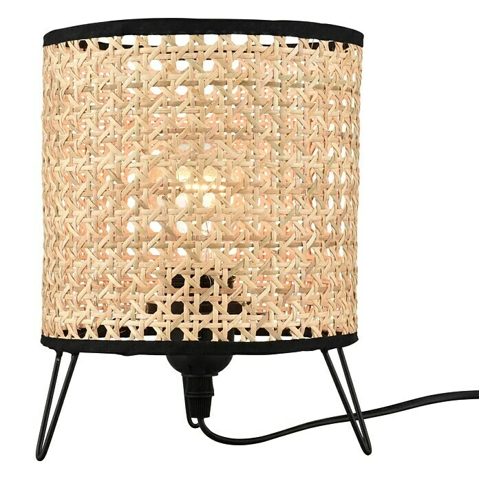 Lavida Tischleuchte Wien 40 W, Natur, Braun, E27 4 Lavida Tischleuchte Wien 40 W, Natur, Braun, E27 – Bild 3