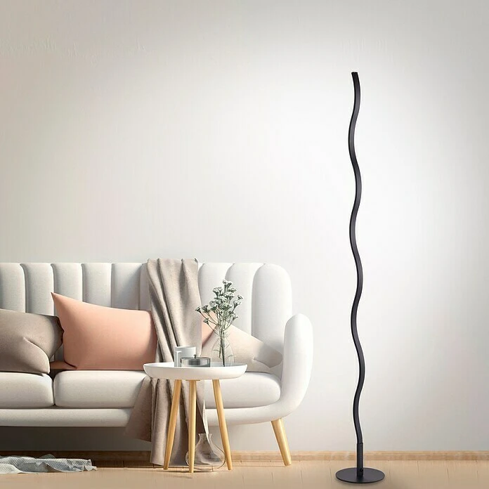 Paul Neuhaus LED-Stehleuchte Wave 29 W, Höhe: 120 Cm, Gold, Warmweiß 3 Paul Neuhaus LED-Stehleuchte Wave 29 W, Höhe: 120 Cm, Gold, Warmweiß