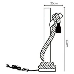 Home Sweet Home Tischleuchte Maritime 10 W, Beige 10 Home Sweet Home Tischleuchte Maritime 10 W, Beige -Beleuchtung 12 209